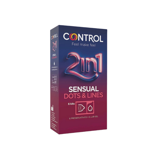 Preservativo- Control- Sensual Dot & Lines